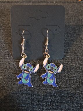 Disney Lilo & Stitch Character Drop Earrings